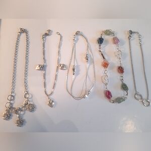 Elegant  925 Silver And Other Plated Ones,bracelets And Anklet